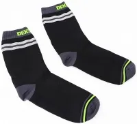 Шкарпетки водонепроникні Dexshell Pro visibility Cycling, чорні 0