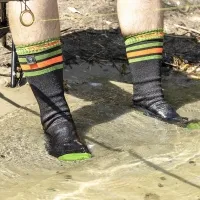 Шкарпетки водонепроникні Dexshell Ultra Dri Sports, з помаранчевою смугою 0