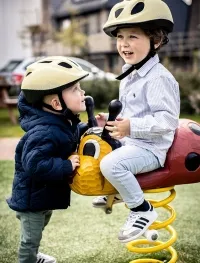 Шлем велосипедный детский Bobike GO / Vanilla Cup Cake tamanho 3