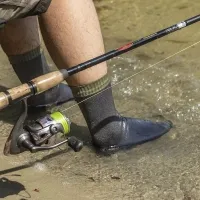 Шкарпетки водонепроникні Dexshell Thermlite, з зеленою смужкою 1