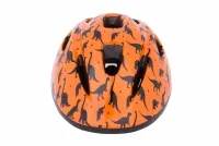Шлем детский Green Cycle Dino оранжевый/чёрный лак 2