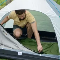 Спальный мешок Naturehike LW180 NH21MSD04 (15°C) 190 см M (левый), green 2