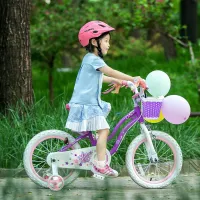 Велосипед 14" RoyalBaby STAR GIRL пурпурний 1