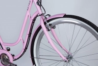 Велосипед 28" Dorozhnik eRETRO Vbr FR 36B 12.5А*г 500Вт (2025) светло-розовый 2