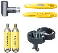 Насос Topeak AirBooster Race Pod X, CO2 inflator kit w/2pcs 16g CO2 cartridge, for aero and round seat post 4