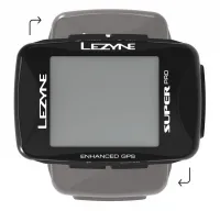 Велокомп'ютер Lezyne Super PRO GPS Smart Loaded чорний 4