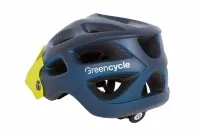 Шлем Green Cycle Slash синий-голубой-желтый матовый 0