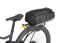 Сумка на багажник Topeak E-Xplorer TrunkBag, W/extendable top & side pannier, 26 Liter, for 2nd batterry or other essentials, w/MTX QuickTrack 2.0 plate, black 3