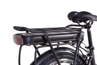 Велосипед 24" Formula SMART (2022) темно-серый с красным (м) с корзиной и багажником 0