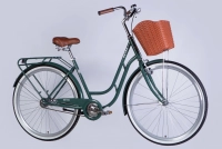 Велосипед 28" Dorozhnik RETRO Velosteel (2025) зелено-сірий 0