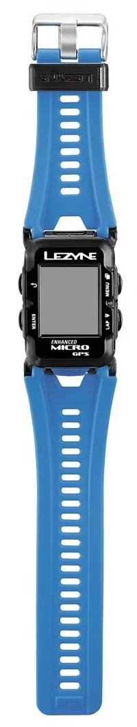 Часы-велокомпьютер Lezyne Micro GPS Watch blue + HR 5