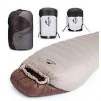 Спальный мешок Naturehike Snowbird NH20YD001 (7°C) 205 см L, white/brown 5