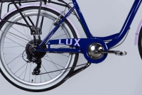 Велосипед 26" Dorozhnik eLUX Vbr FR 36B 12.5А*г 500Вт (2025) сиреневый  2