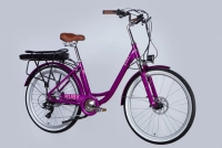 Велосипед 26" Dorozhnik eRUBY DD FR 48B 12.5А*г 500Вт (2025) пурпурный 0