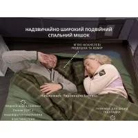 Спальный мешок Naturehike CNK2350WS019 (6°C) 220 см, green 10