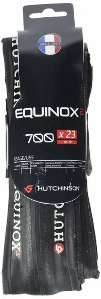 Покришка 700 x 23 (23-622) Hutchinson Equinox 2, TS TT N/RG, чорно-червона 2