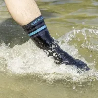 Шкарпетки водонепроникні Dexshell Ultra Dri Sports, з блакитною смугою 2