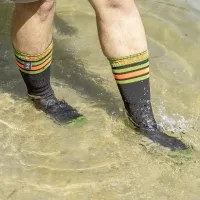 Носки водонепроницаемые Dexshell Ultra Dri Sports, с оранжевой полосой 2
