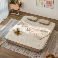 Матрац надувний двомісний Naturehike CNK2450WS023, 250 мм, white/brown 1