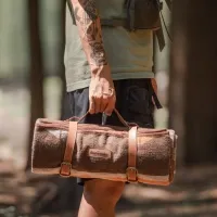 Плед Naturehike Geometric pattern wool NH20FS036, brown 3