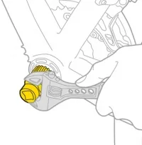 Съемник каретки Topeak Cartridge Bottom Bracket Tool, for Shimano and ISIS Drive BB cup 0