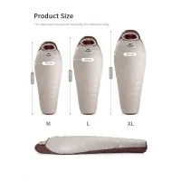 Спальный мешок Naturehike Snowbird NH20YD001 (-3°C) 205 см L, white/brown 7