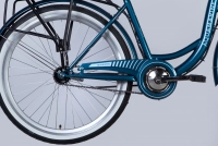Велосипед 26" Dorozhnik eAQUAMARINE BH 36B 12.5А*г 350Вт (2025) темно синий 4