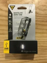 Фара Topeak WhiteLite Aero USB черная 4