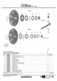 Касета Shimano XTR CS-M9200-12 12-speed 9-45T 7