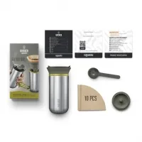  Портативний дріпер-термокухоль Wacaco Cuppamoka, grey 6