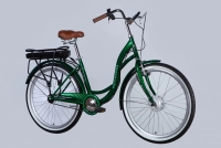 Велосипед 26" Dorozhnik eAQUAMARINE BH 36B 12.5А*г 350Вт (2025) зеленый 0