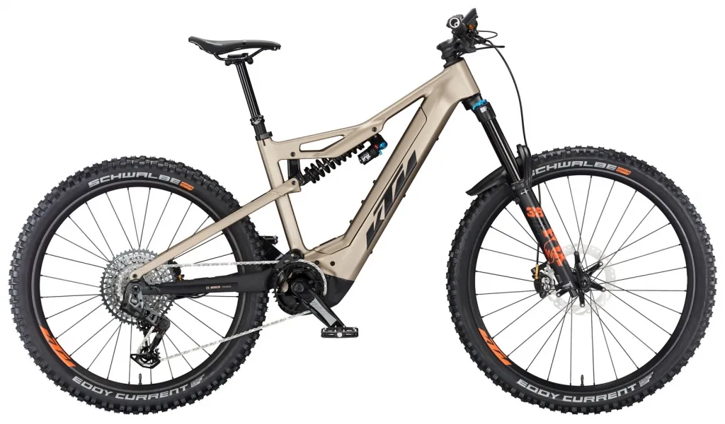 Велосипед 29-27.5" KTM Macina Prowler Prestige (2024) platin bronze matt