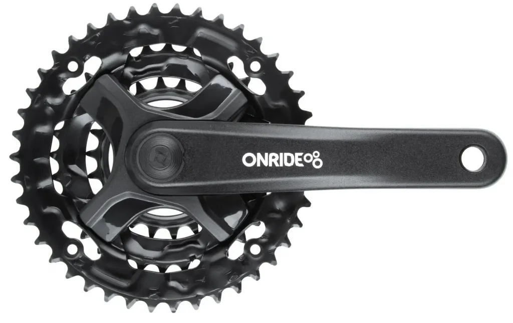 Шатуны Onride Trio 810, 22/32/42T, под квадрат, L170мм, black