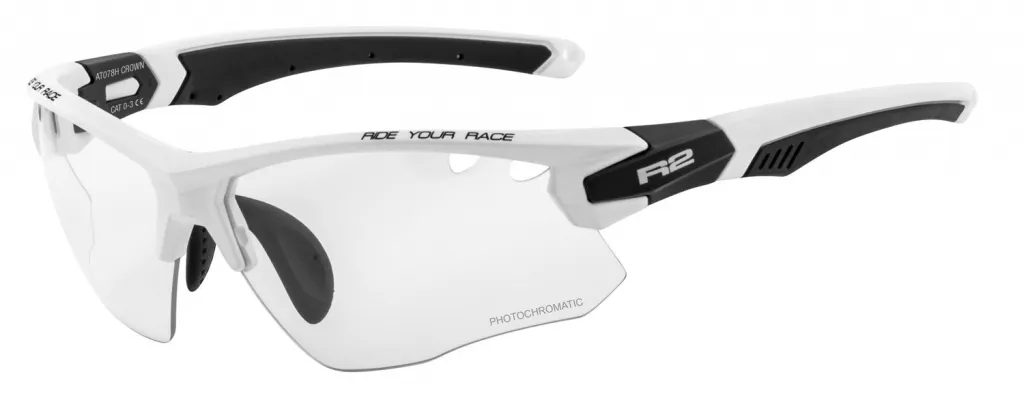 Очки R2 CROWN (Photochrom 0-3) white, black matt Очки R2 CROWN (Photochrom 0-3) white, black matt