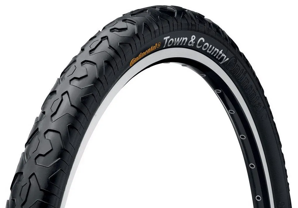 Покрышка 26 x 1.90 (47-559) Continental Town & Country (Sport) black/black wire TPI 3/84 (660g)