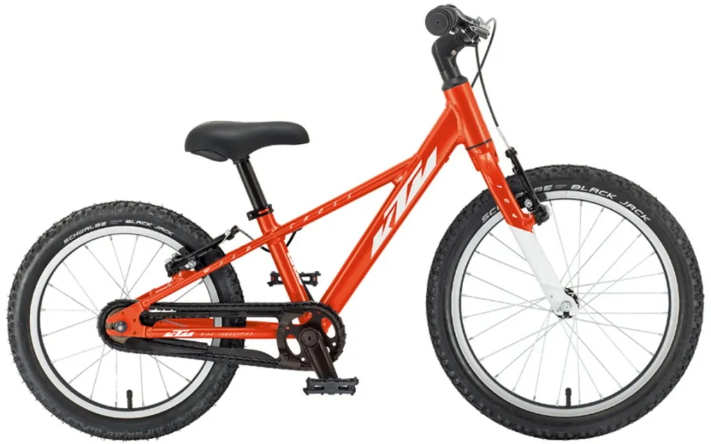 Велосипед 16" KTM WILD CROSS (2021) metallic fire orange/white
