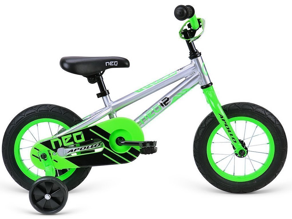 Велосипед 12" Apollo Neo 12 boys салатовый/черный Велосипед 12" Apollo Neo 12 boys салатовый/черный
