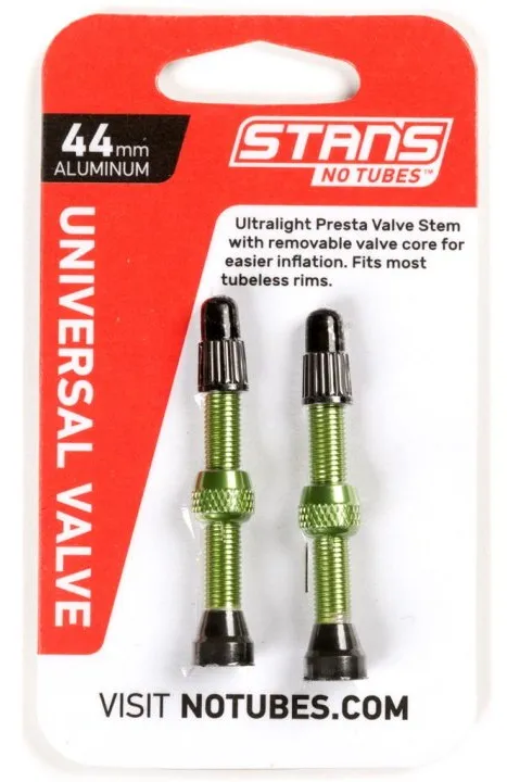 Ніпель Stan's Notubes FV (2шт блістер) green