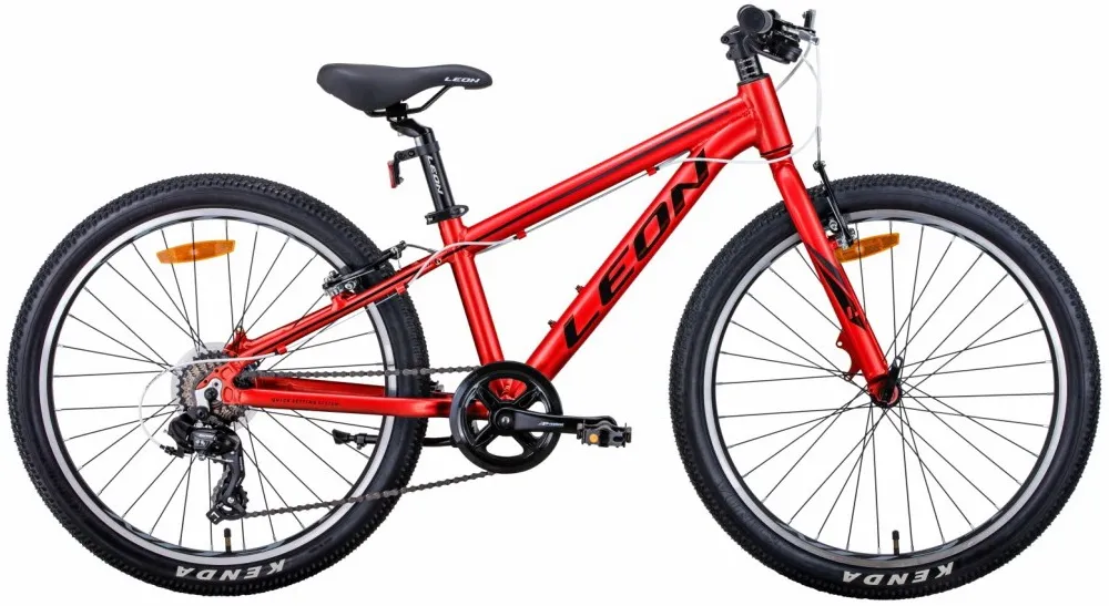 Велосипед 24" Leon Junior (2021) червоний