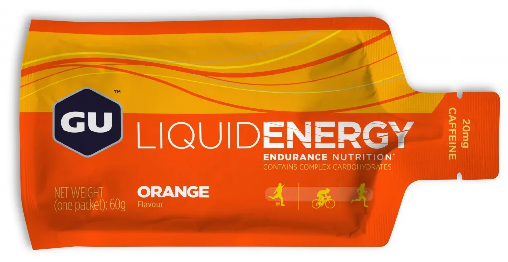 Гель энергетический жидкий GU Liquid Energy Orange, 60 г (20 мг кофеина)