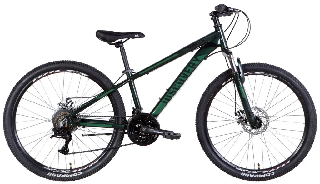 Велосипед 26" Discovery BASTION AM DD (2022) зеленый