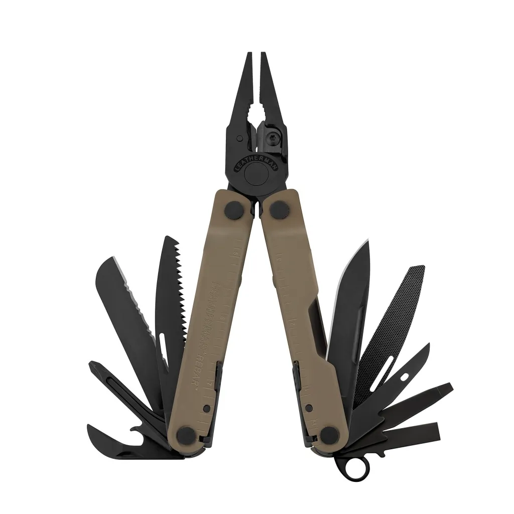 Мультинструмент Leatherman Rebar Coyote, картонная коробка, синтетический чехол