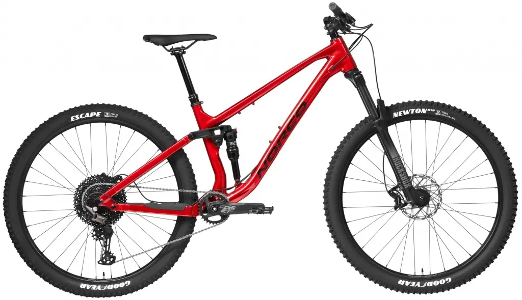 Велосипед 29" Norco Fluid FS 4 (2023) red/black
