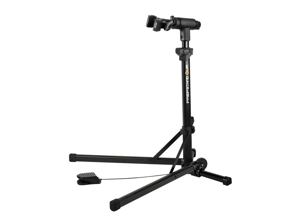 Стойка ремонтная Topeak PrepStand eUP Pro, lift assisted foldable workstand w/wheel and reinforced support unit, for ebikes or heavy duty bikes