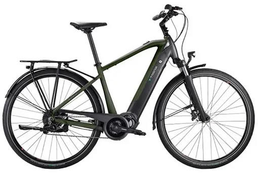 Велосипед 28" Bianchi E-bike T-Tronik Disc (2022) green/dark graphite/matt
