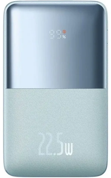 Универсальная мобильная батарея Baseus 20000mAh Bipow Pro Digital Display PD 22.5W Blue (PPBD030003)