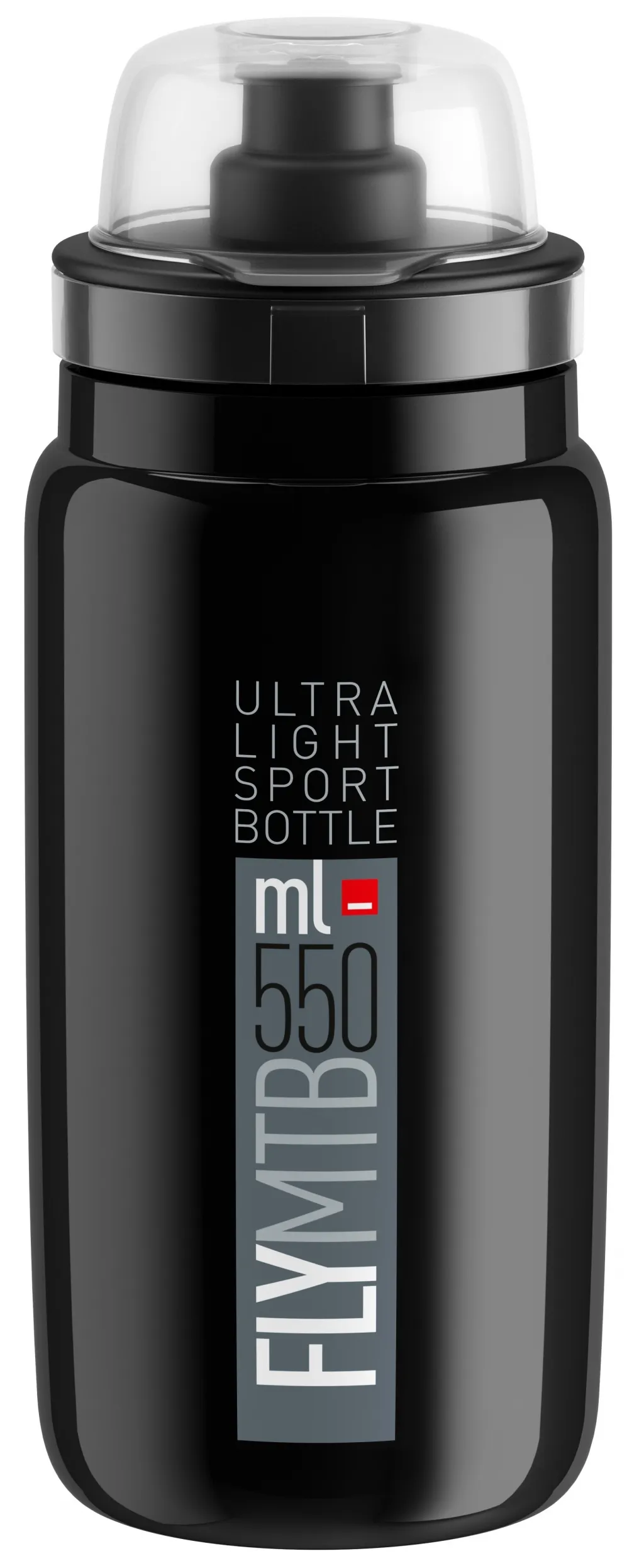 Фляга ELITE Fly MTB, 550ml, black/grey