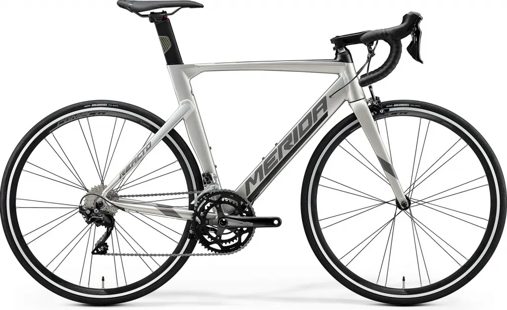 Велосипед 28" Merida Reacto 400 (2020) silk titan/dark silver