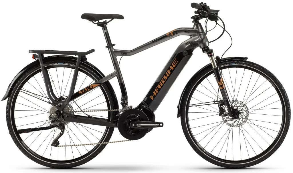 Велосипед 28" Haibike SDURO Trekking 6.0 i500Wh 2019 чорно-сірий