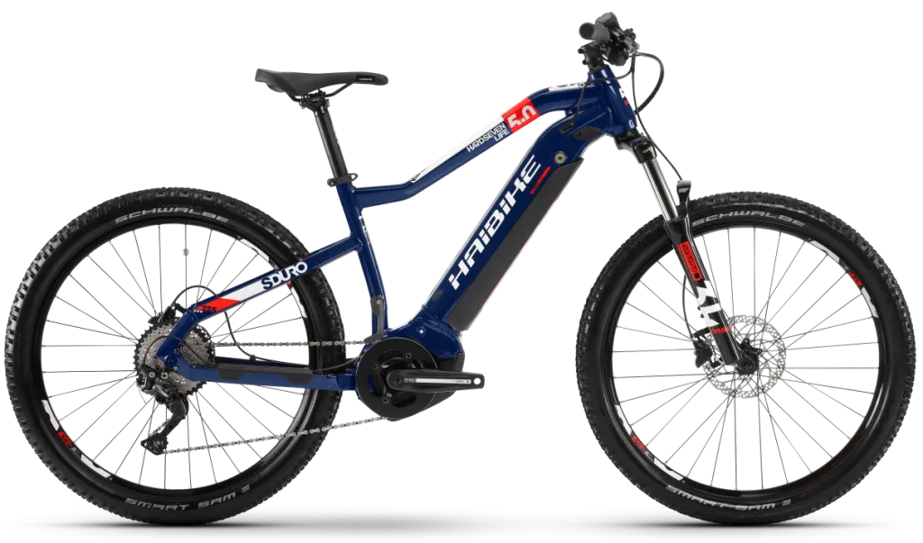 Электровелосипед 27.5" Haibike SDURO HardSeven Life 5.0 i500Wh (2020) синий